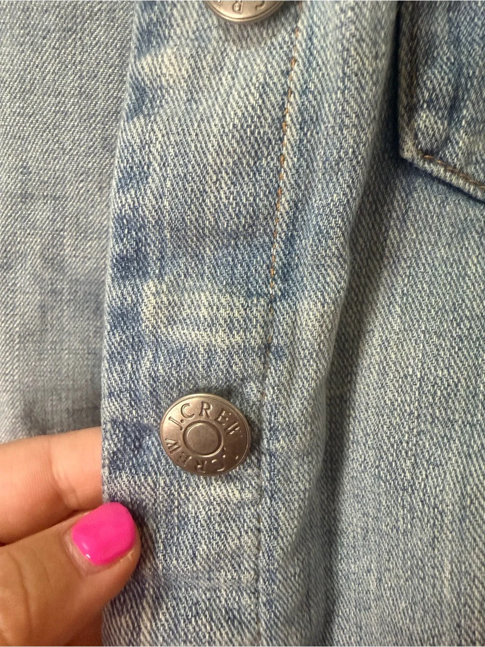 J. Crew Light Blue Denim Trucker Jacket